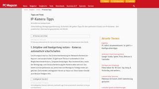 
                            4. IP-Kamera: Tipps für Zeitschaltung, Bewegungserkennung und ...