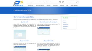 
                            2. IP-Projects - vServer Webinterface