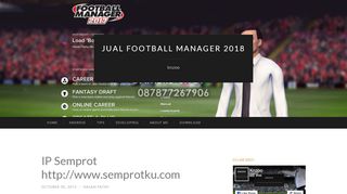 
                            6. IP Semprot http://www.semprotku.com | JUAL FOOTBALL MANAGER ...