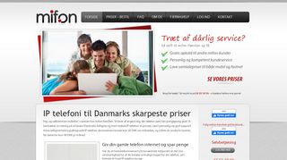 
                            3. IP-telefoni til private - mifon.dk