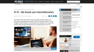 
                            3. IP-TV - Alle Details zum Internetfernsehen - PC-WELT