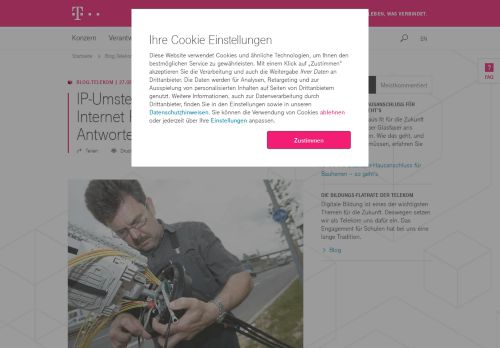 
                            10. IP-Umstellung: Analog (ISDN) wird digital – 10 ... - Deutsche Telekom