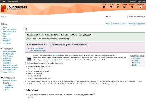 
                            4. ip › Wiki › ubuntuusers.de