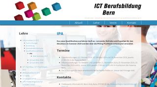 
                            8. IPA - ICT-Berufsbildung Bern