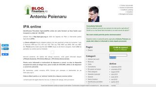
                            5. IPA online | Antoniu Poienaru