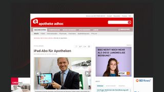 
                            2. iPad-Abo für Apotheken | APOTHEKE ADHOC