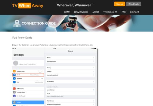 
                            10. iPad Proxy Guide | TV When Away