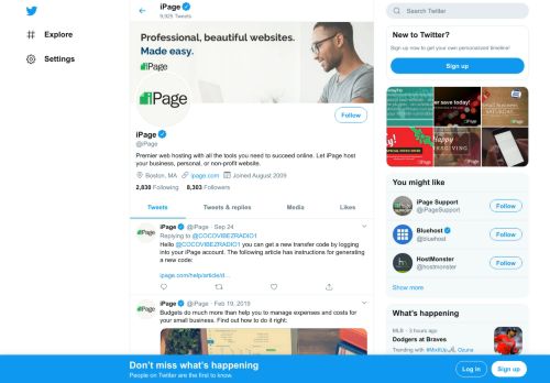 
                            5. iPage (@iPage) | Twitter