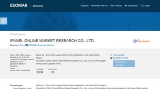 
                            9. iPanel Online Market Research Co., Ltd. – Market ...