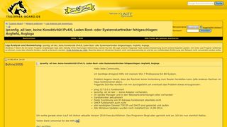 
                            8. ipconfig -all leer, keine Konektivität IPv4/6, Laden Boot- oder ...