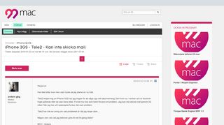 
                            13. iPhone 3GS - Tele2 - Kan inte skicka mail. - Apples mobila enheter ...