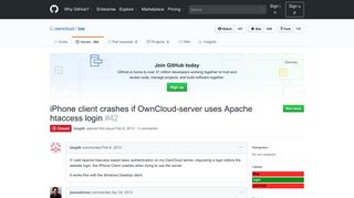 
                            5. iPhone client crashes if OwnCloud-server uses Apache htaccess login