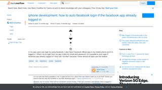 
                            6. iphone development: how to auto facebook login if the ...
