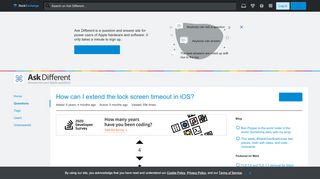 
                            7. iphone - How can I extend the lock screen timeout in iOS? - Ask ...