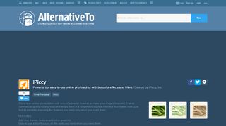 
                            10. iPiccy Alternatives and Similar Websites and Apps - AlternativeTo.net