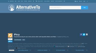 
                            8. iPiccy Alternatives for Mac - AlternativeTo.net