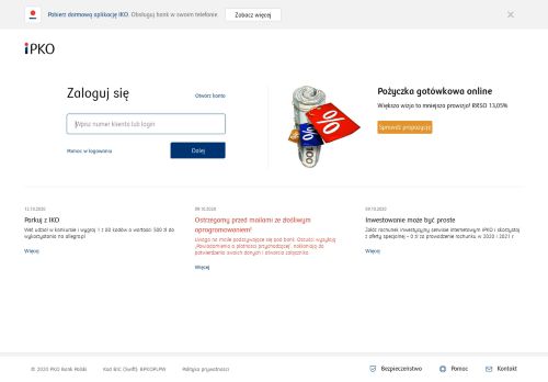 
                            3. iPKO - nowa bankowość elektroniczna PKO Banku Polskiego