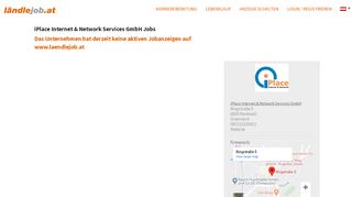 
                            8. iPlace Internet & Network Services GmbH - Jobs auf laendlejob.at