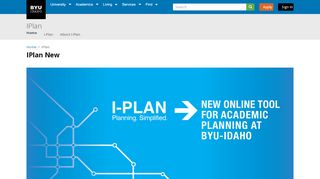 
                            10. IPlan New - BYU-Idaho