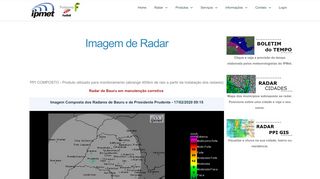 
                            11. IPMet - Imagem Radar - IPMet Unesp
