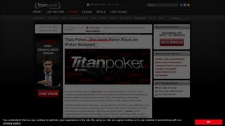 
                            5. iPoker's größter Online Poker Raum, Titan Poker betrieben von Playtech