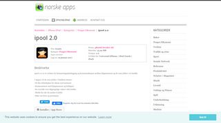 
                            4. ipool 2.0 | iPhone/iPad | Norske Apps