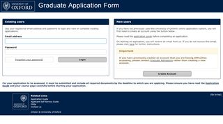 
                            2. IPP login screen - eVision - University of Oxford