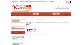 
                            12. IPPN: Irish Primary Principals' Network | Special Education Support ...