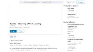 
                            9. iPrendo – E-Learning & Mobile Learning | LinkedIn