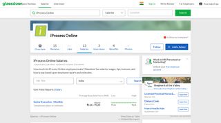 
                            6. iProcess Online Salaries | Glassdoor.co.in