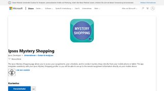 
                            10. Ipsos Mystery Shopping beziehen – Microsoft Store de-DE