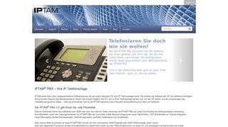 
                            3. IPTAM Home | IPTAM PBX - Ihre IP-Telefonanlage