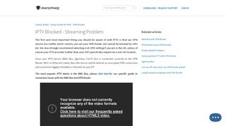 
                            4. IPTV Blocked - Streaming Problem - Liberty Shield