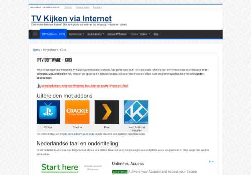 
                            13. IPTV Kodi - Gratis Nederlandse software downloaden