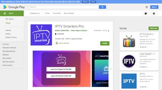 
                            6. IPTV Smarters Pro - التطبيقات على Google Play