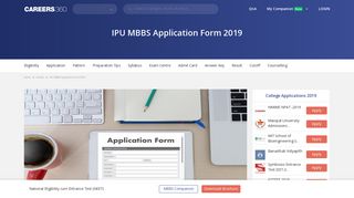 
                            12. IPU MBBS Application Form 2019, Registration - Apply online here