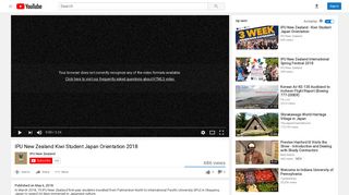 
                            12. IPU New Zealand Kiwi Student Japan Orientation 2018 - YouTube