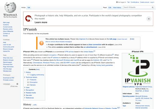 
                            6. IPVanish - Wikipedia
