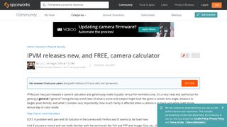 
                            11. IPVM releases new, and FREE, camera calculator - Physical Security ...