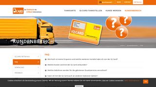 
                            7. IQ Card - Kundenbereich FAQ