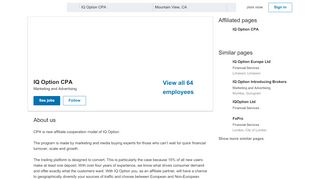 
                            13. IQ Option CPA - LinkedIn