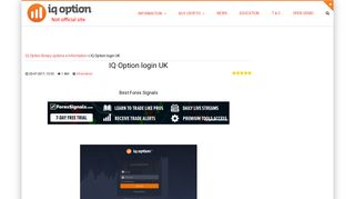 
                            9. IQ Option login UK | Open Free demo in one click