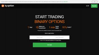 
                            7. IQ Option - Ultimate trading platform. Join the leader