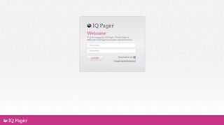 
                            8. IQ Pager Login -IQ Pager