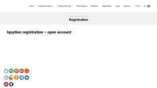 
                            7. IqOption - Registration account