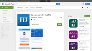 
                            8. Iqra University - IULMS - Google Play پر موجود ایپس