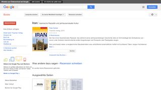 
                            12. Iran: Islamische Republik und jahrtausendealte Kultur - Google Books-Ergebnisseite