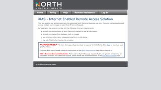 
                            13. iRAS - North Memorial's Application Portal