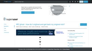 
                            5. IRC ghost - how do I unghost and get back my original nick ...