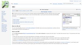 
                            12. IRC - OpenStreetMap Wiki
